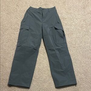 Women's Gray Parachute Pants